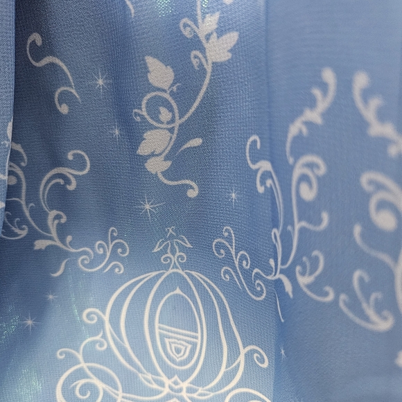 Her Universe Light Blue Ombre Dress with White Trim - Picture 3 of 6